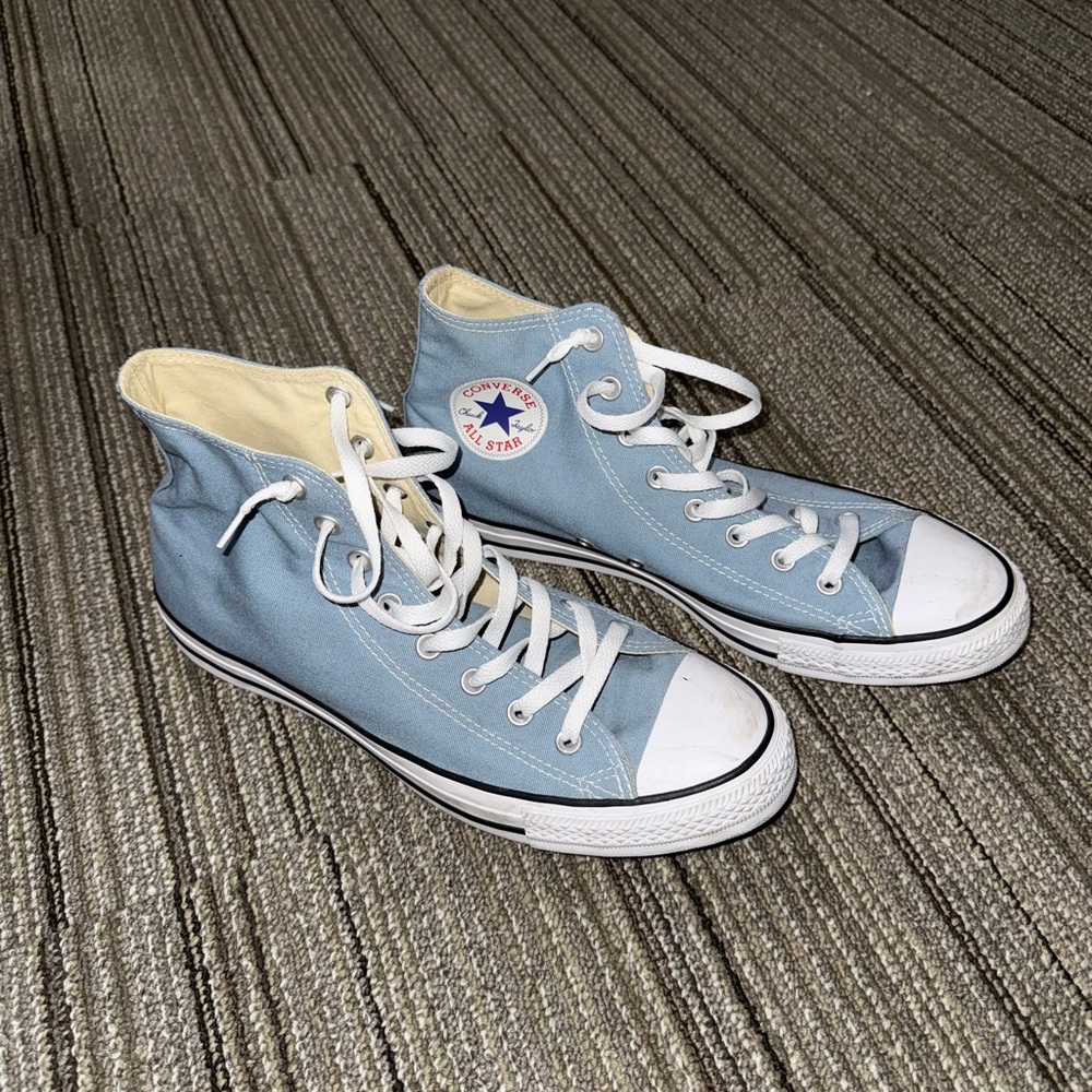 Baby blue converse